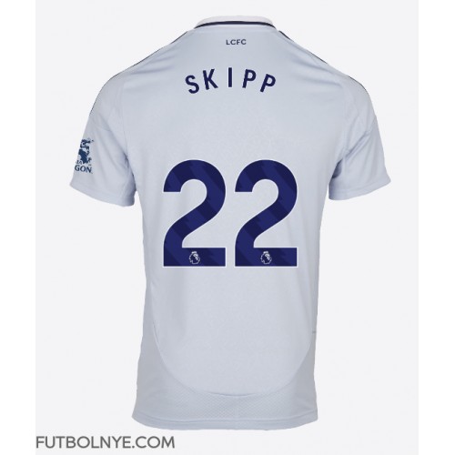 Camiseta Leicester City Oliver Skipp #22 Tercera Equipación 2024-25 manga corta